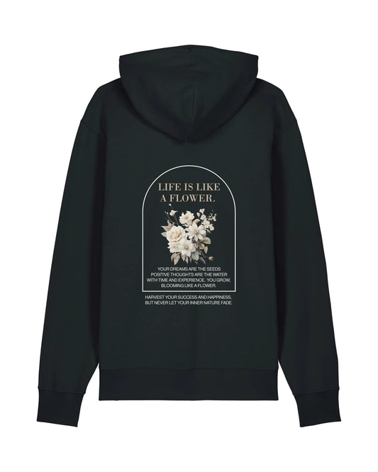 Flower White - Hoodie